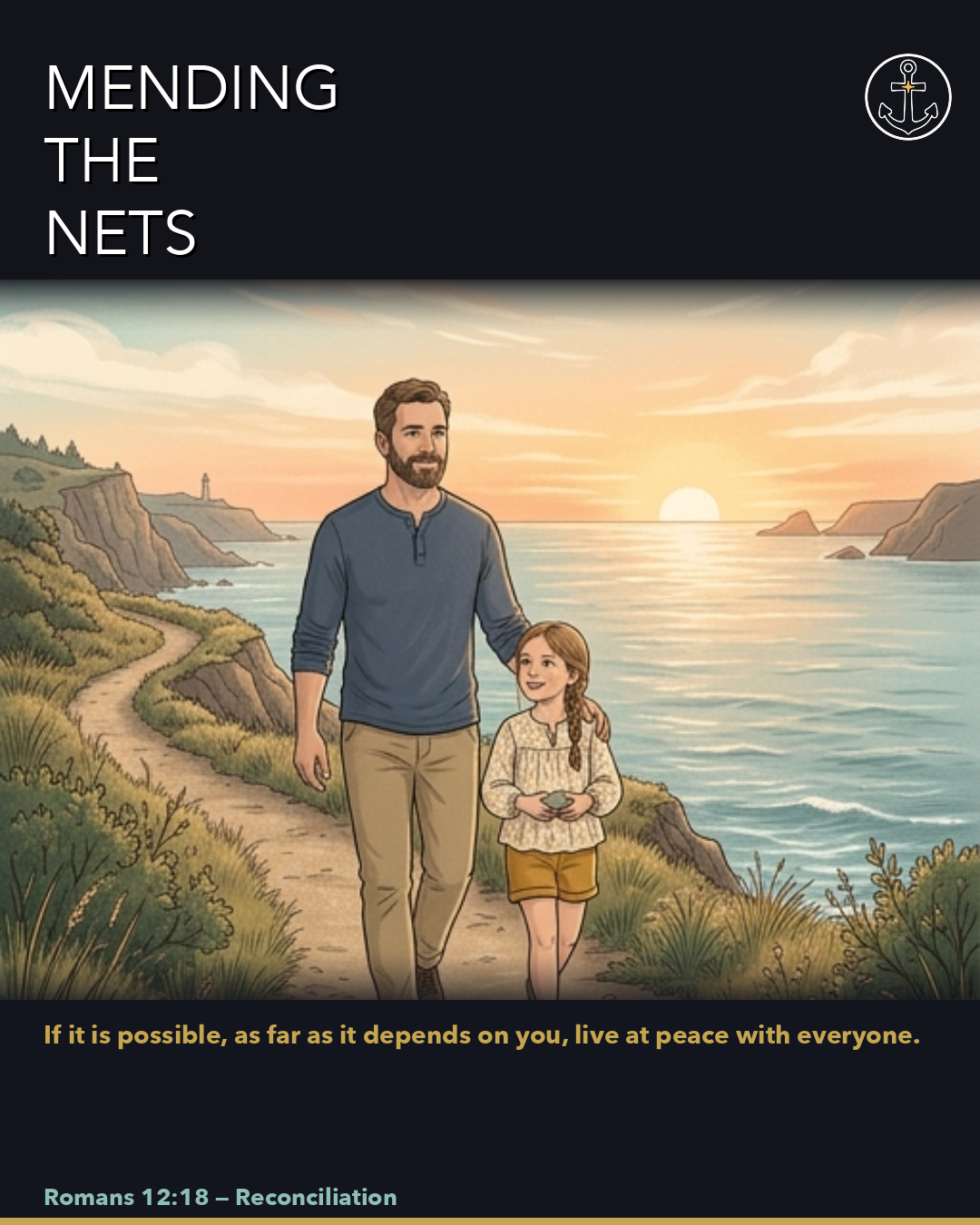 Daily devotional illustration from Harbor & Cross